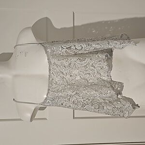 Intimately Free People Silver Sequins Flowy top